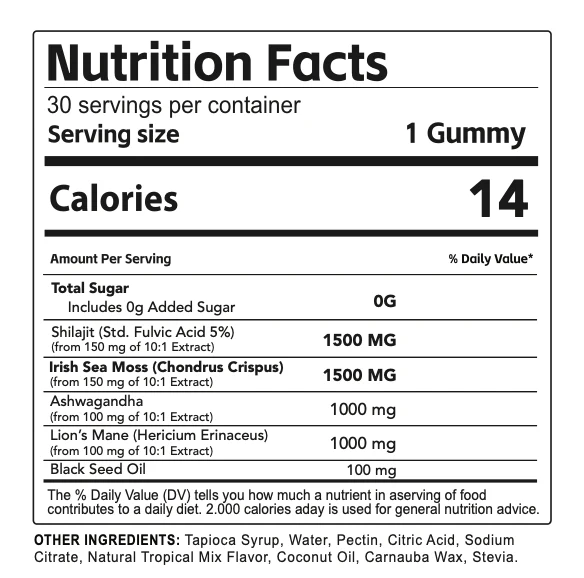 Xarashilajit® 5 in 1 Alpha wellness gummies - Image 4