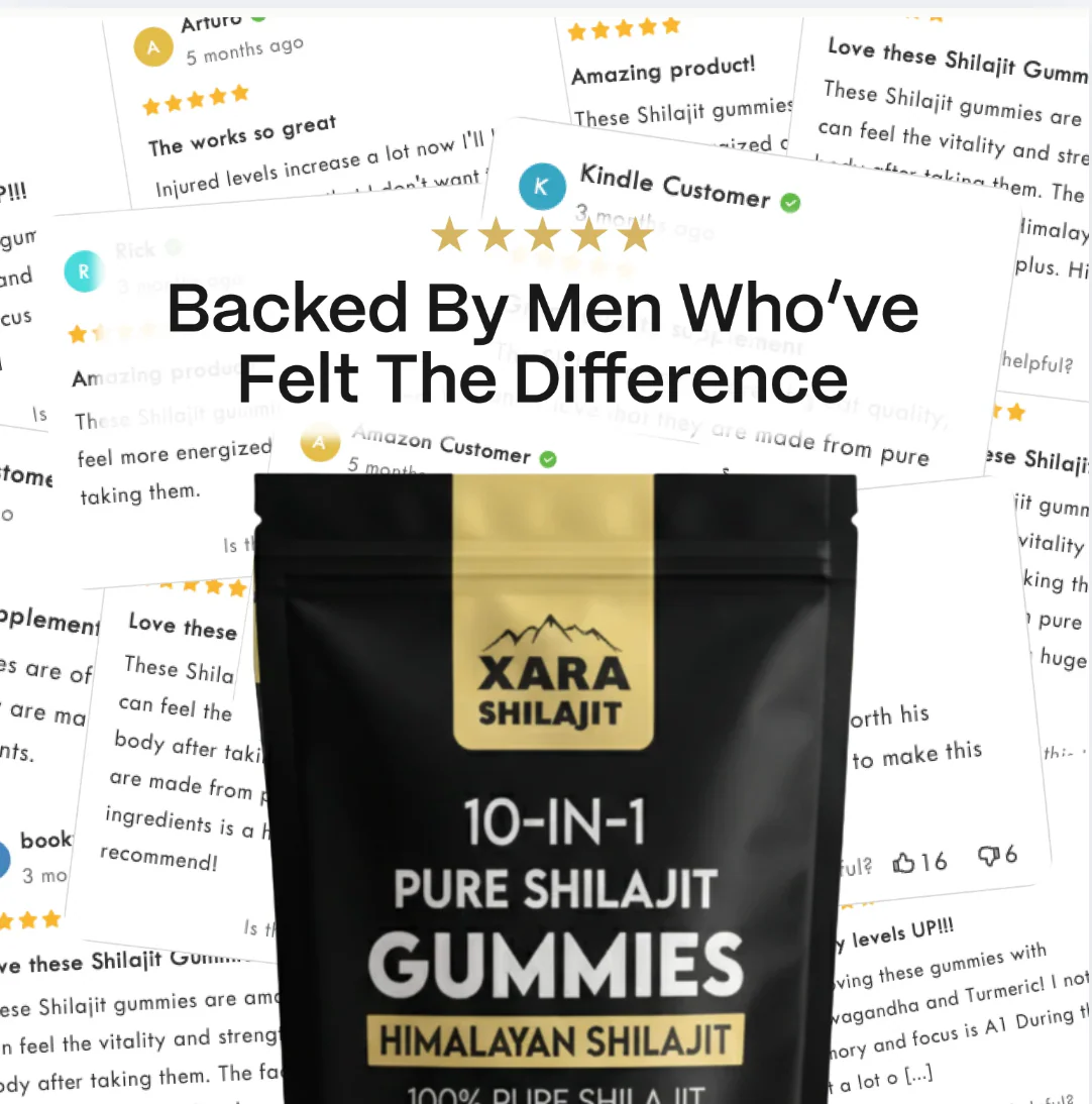 XARA SHILAJIT® Pure Shilajit Gummies Kidney support - Image 3