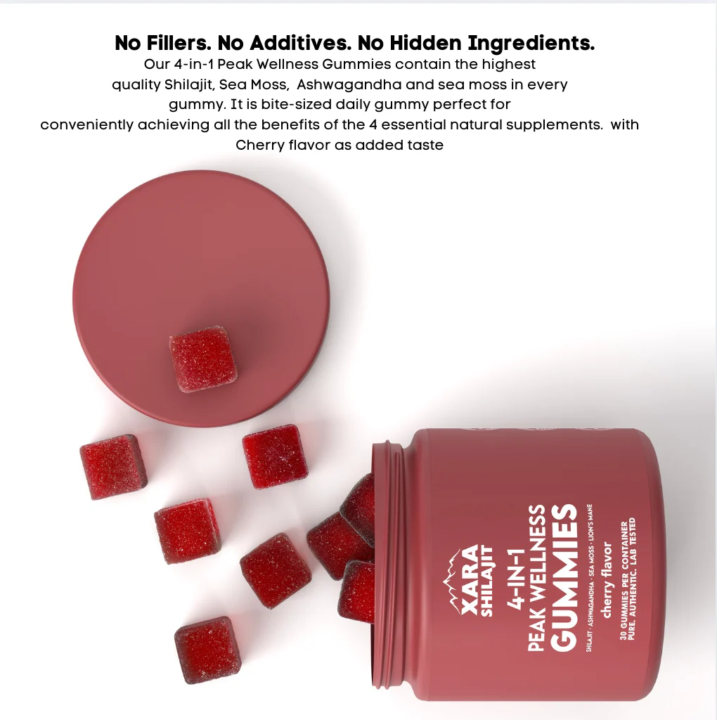 Xarashilajit® 4-in-1 Peak Wellness Gummies - Image 5