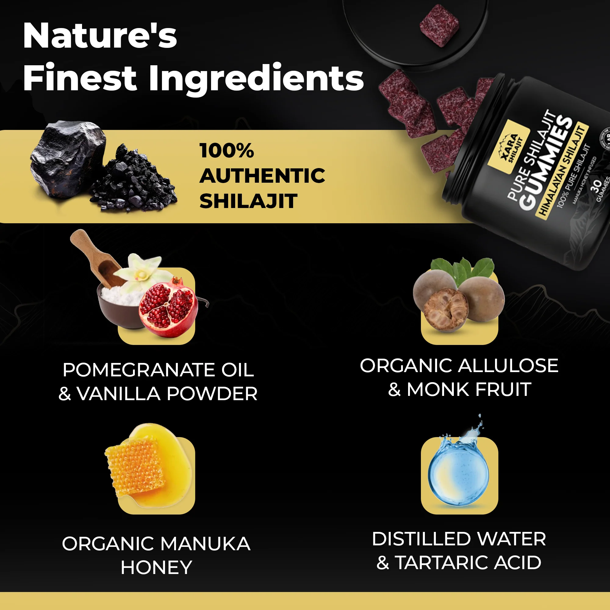 XARA SHILAJIT® Pure Shilajit Gummies - Image 5